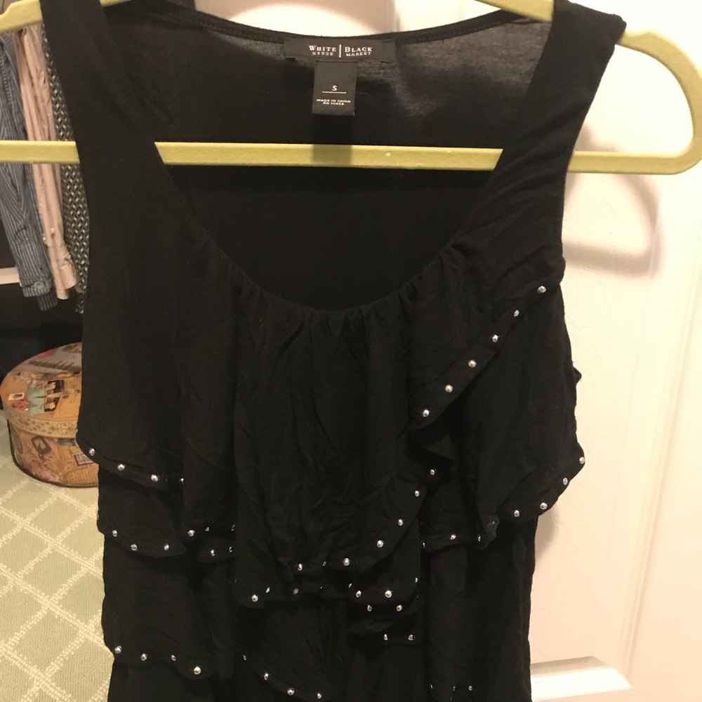 White house black market sleeveless shirt